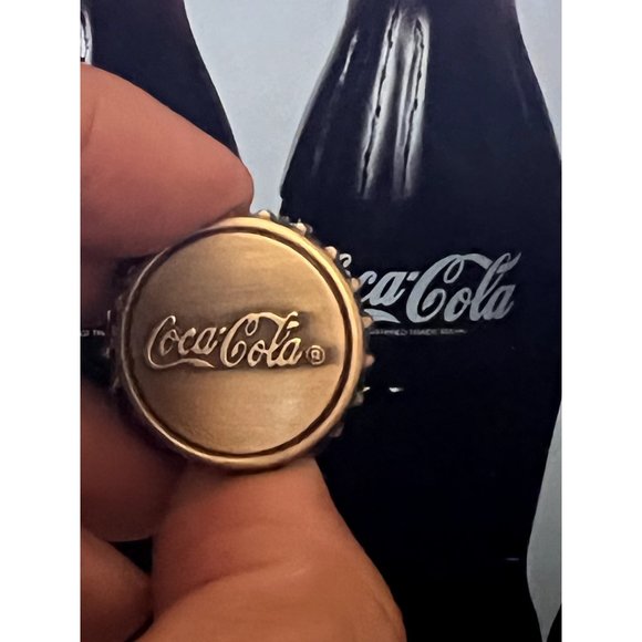 COOPER/GOLD COLOR COCA COLA Pocket Watch - Picture 2 of 4